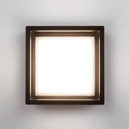 Уличные настенные светильники — Светильник настенный Elektrostandard 1533 TECHNO LED чёрный купить в 