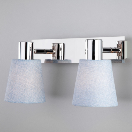 Настенные бра — Бра Eurosvet 20080/2 хром/голубой купить в 