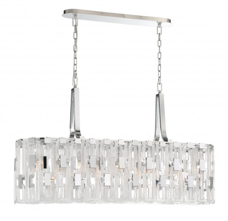 Люстры подвесные — Подвесная люстра Lucia Tucci VIRGINIA 1371.9 chrome купить в 