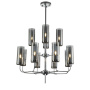 Люстры на штанге — Подвесная люстра Indigo Balletto 13014/12R Chrome V000259 купить в  Люстры на штанге — Подвесная люстра Indigo Balletto 13014/12R Chrome V000259 купить в