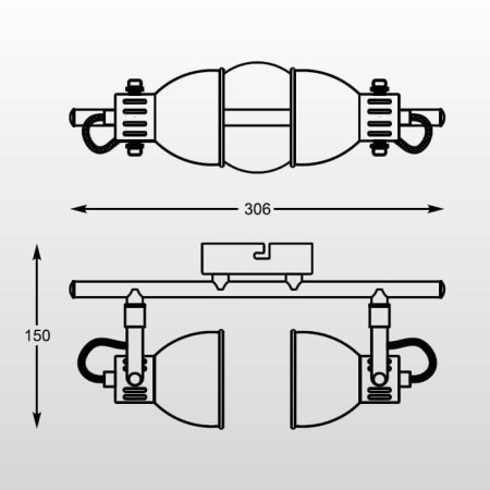 Споты — Спот Zumaline Rava TK100008-2 купить в 