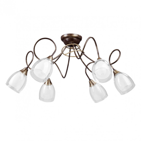 Люстры накладные — Накладная люстра Vitaluce V3680/6PL купить в 