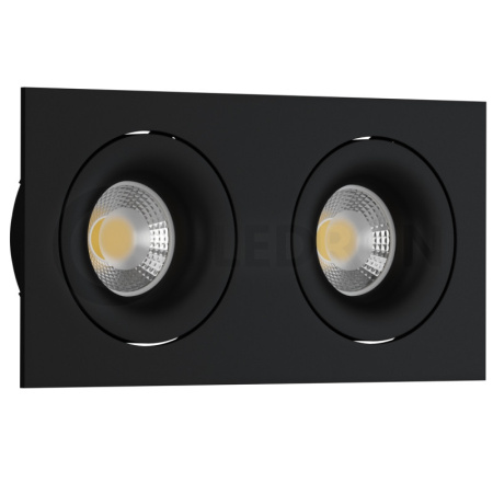 Встраиваемые точечные светильники — Встраиваемый светильник LeDron DE202 Black купить в 