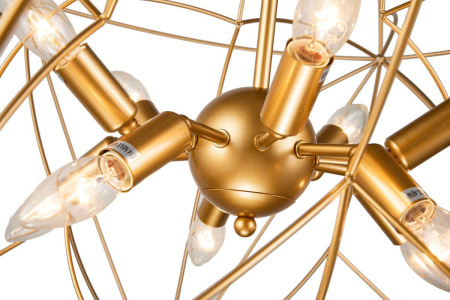 Люстры подвесные — Подвесная люстра iLamp Element 8777-800 Gold купить в  Люстры подвесные — Подвесная люстра iLamp Element 8777-800 Gold купить в