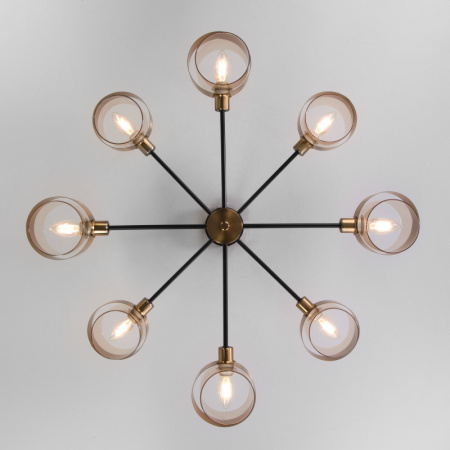 Люстры на штанге — Люстра на штанге Eurosvet 70127/8 черный купить в 