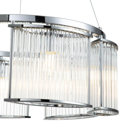 Люстры подвесные — Подвесная люстра Indigo Corsetto 12003/6P Chrome V000076 купить в 