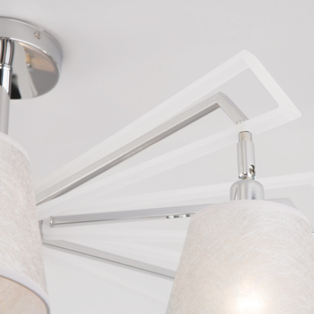 Люстры на штанге — Люстра на штанге Eurosvet 60082/8 хром купить в 