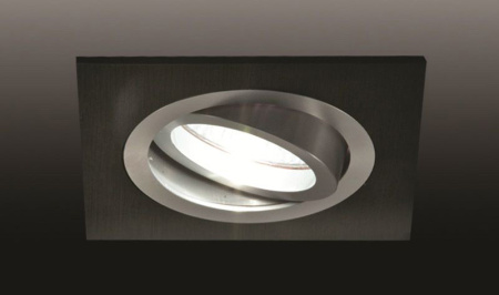 Встраиваемые точечные светильники — Встраиваемый светильник Donolux SA1520-Alu/Black купить в 