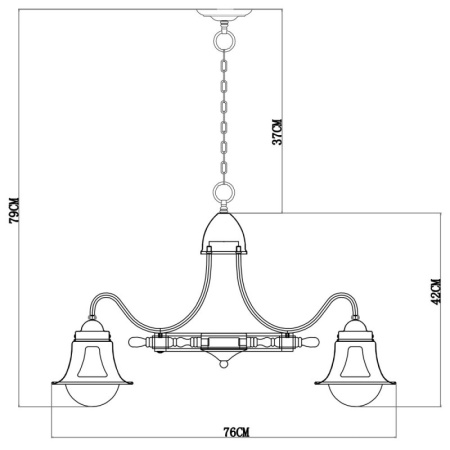 Люстры подвесные — Подвесная люстра ARTE Lamp A7006LM-6AB купить в  Люстры подвесные — Подвесная люстра ARTE Lamp A7006LM-6AB купить в