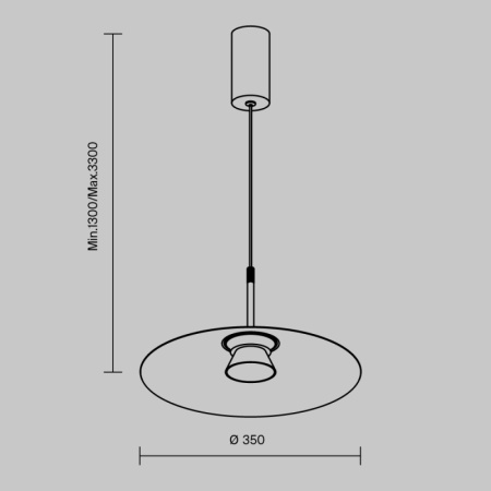Подвесные светильники — Подвесной светильник Maytoni MOD352PL-L10W3K купить в 