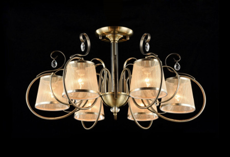 Люстры на штанге — Люстра на штанге Freya FR2020-PL-06-BZ купить в 