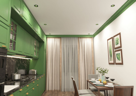 Встраиваемые точечные светильники — Встраиваемый светильник Denkirs DK3061-BK+GR купить в 