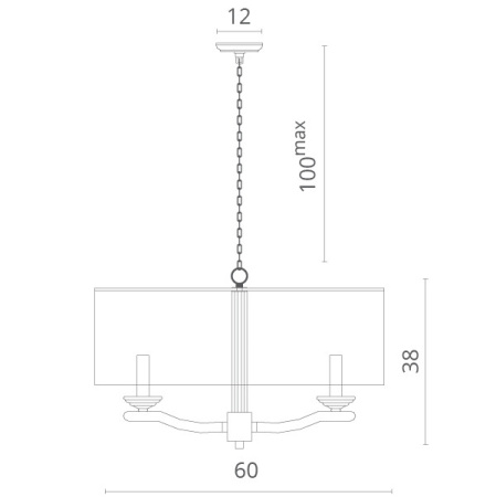 Люстры подвесные — Подвесная люстра Divinare 1163/01 SP-6 купить в 