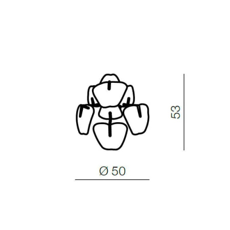 Настенные бра — Настенный светильник Azzardo 3D wall AZ0979 купить в 