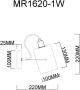 Настенные бра — Бра MyFar MR1620-1W купить в  Настенные бра — Бра MyFar MR1620-1W купить в
