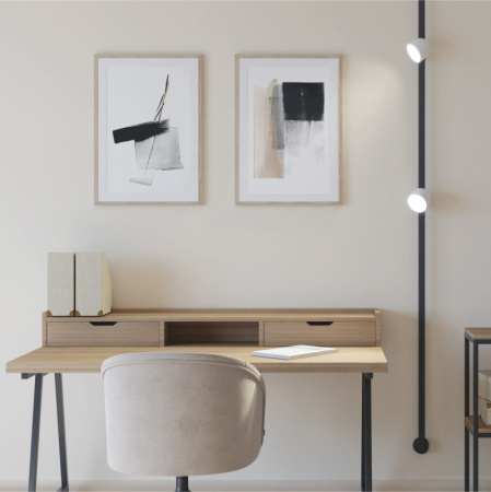 Трековые светильники — Светильник на шине Denkirs DK5542-WH+BK купить в 