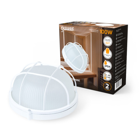 Пылевлагозащищенные светильники — Пылевлагозащищенный светильник Gauss 926602111 купить в 