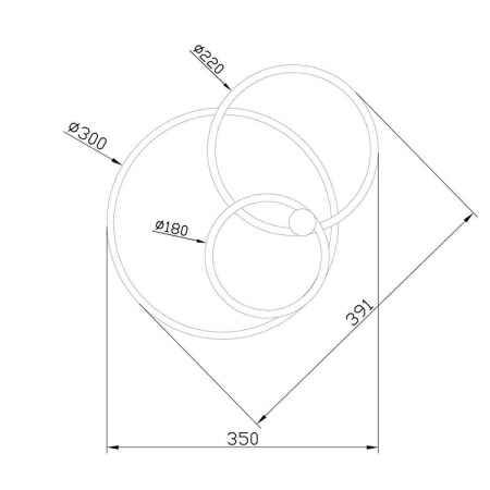 Потолочные люстры — Потолочная светодиодная люстра Escada CONTOUR 10213/2LED BL White купить в  Потолочные люстры — Потолочная светодиодная люстра Escada CONTOUR 10213/2LED BL White купить в