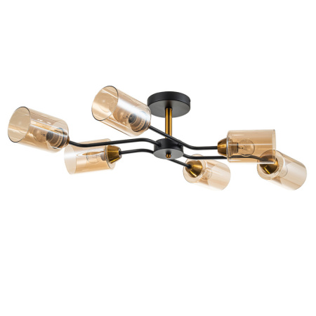 Люстры на штанге — Люстра на штанге Escada 1131/6P Black/Gold купить в 