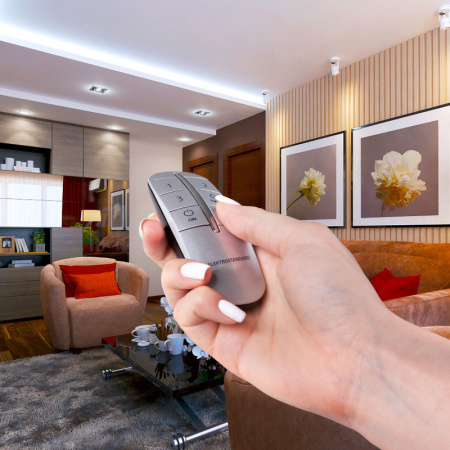 Пульты управления для электроустановки — Пульт управления для электроустановки Elektrostandard Пульт управления Y10 Серебро (3 канала) купить в 