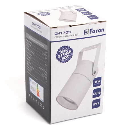 Накладные уличные светильники — Накладной уличный светильник Feron 48319 купить в 