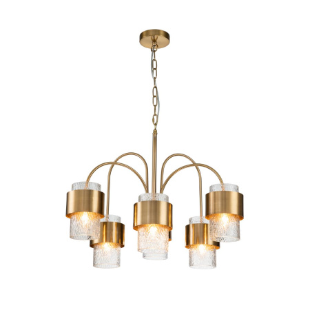 Люстры подвесные — Подвесная люстра Indigo ELEGANZA 12019/A/6P Brass V000322 купить в  Люстры подвесные — Подвесная люстра Indigo ELEGANZA 12019/A/6P Brass V000322 купить в