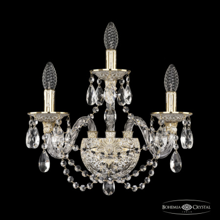 Настенные бра — Бра Bohemia Ivele Crystal 16106B/2+1/165 GW купить в 
