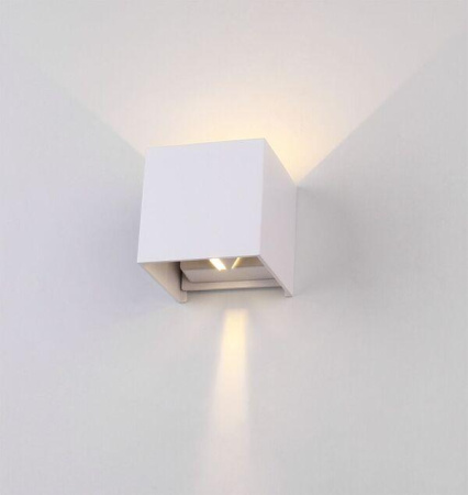 Свет для улицы — Уличный настенный светодиодный светильник Elvan GW-310A-6W-NH-Wh купить в 