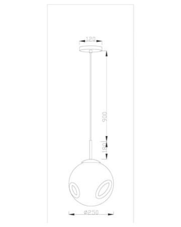Подвесные светильники — Подвесной светильник Moderli V2080-P Amo 1*E27*60W подвесной купить в  Подвесные светильники — Подвесной светильник Moderli V2080-P Amo 1*E27*60W подвесной купить в