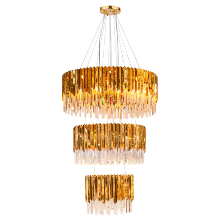 Люстры каскадные — Каскадная люстра AM Group Roberto Cavalli L800-600-400 купить в 