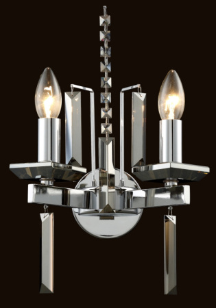 Настенные бра — Бра Crystal Lux MARRON AP2 CHROME купить в 