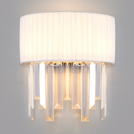 Настенные бра — Бра Eurosvet 10122/2 хром/прозрачный хрусталь Strotskis (10106/2) купить в  Настенные бра — Бра Eurosvet 10122/2 хром/прозрачный хрусталь Strotskis (10106/2) купить в