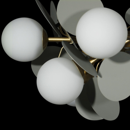 Люстры на штанге — Люстра на штанге LOFT IT 10008/10 Grey купить в 