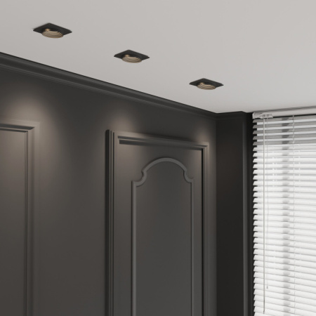 Встраиваемые точечные светильники — Встраиваемый светильник Elektrostandard 25006/01 GU10 чёрный купить в  Встраиваемые точечные светильники — Встраиваемый светильник Elektrostandard 25006/01 GU10 чёрный купить в