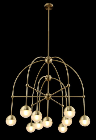 Люстры на штанге — Люстра на штанге Crystal Lux TRUENA SP-PL6+3+1 BRONZE купить в 