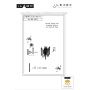 Настенные бра — Бра iLamp W8813-2 GD купить в 