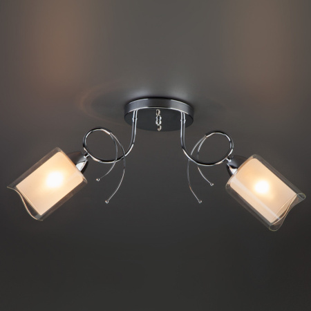 Люстры накладные — Накладная люстра Eurosvet 30122/2 хром купить в  Люстры накладные — Накладная люстра Eurosvet 30122/2 хром купить в