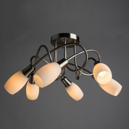 Люстры накладные — Накладная люстра ARTE Lamp A4591PL-6SS купить в  Люстры накладные — Накладная люстра ARTE Lamp A4591PL-6SS купить в