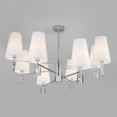 Люстры на штанге — Люстра на штанге Eurosvet 60137/8 хром купить в 