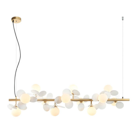 Люстры подвесные — Подвесная люстра Lumien Hall Ilmari LH4136/12PO-GD-WT купить в 