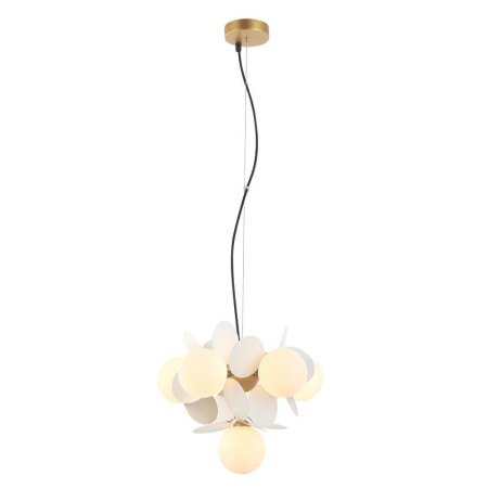 Люстры подвесные — Подвесная люстра Lumien Hall Ilmari LH4136/6P-GD-WT купить в 