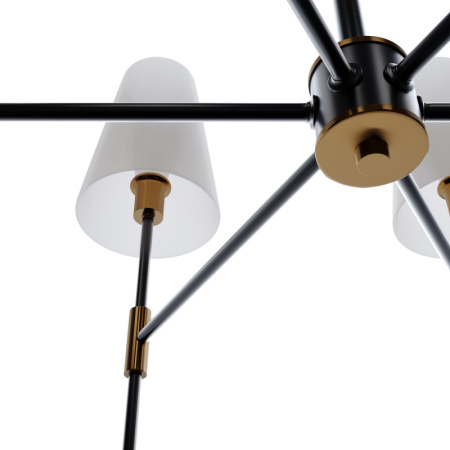 Люстры на штанге — Люстра на штанге Freya FR5196PL-06BBS купить в 