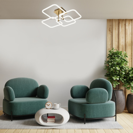 Люстры накладные — Накладная люстра Escada 10279/4LED купить в  Люстры накладные — Накладная люстра Escada 10279/4LED купить в