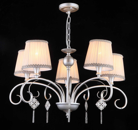 Люстры подвесные — 6279/8 матовое серебро купить в 