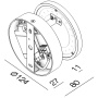 Настенные бра — Бра LeDron UFO G2 WHITE купить в  Настенные бра — Бра LeDron UFO G2 WHITE купить в
