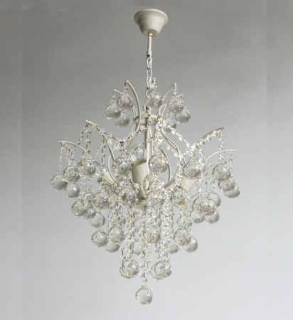 Люстры подвесные — 1493/4 белый с патиной золото купить в 