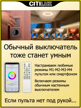 Накладные светильники — Накладной светильник Citilux CL732A800G купить в 