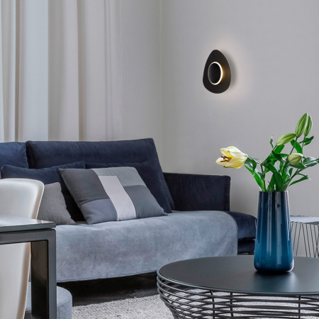 Настенные бра — Бра Eurosvet 40151/1 LED черный купить в  Настенные бра — Бра Eurosvet 40151/1 LED черный купить в