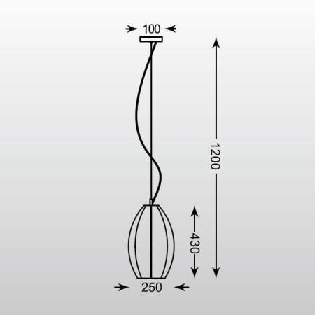 Подвесные светильники — Подвесной светильник Zumaline Rame OYD-10327B-SP1 купить в 