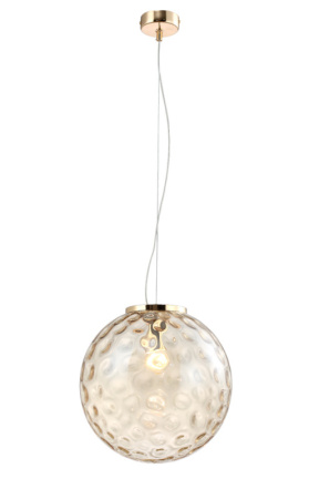 Подвесные светильники — Подвесной светильник Crystal Lux MAYO SP1 D300 GOLD/AMBER купить в 